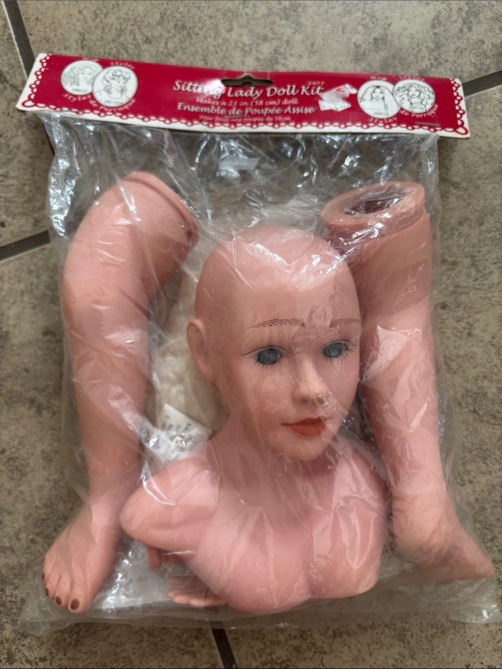 Fibre Craft Sitting Lady Doll Kit